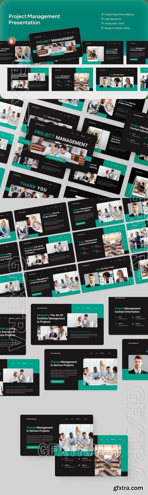 Project Management Presentation Powerpoint 2ML2Q96