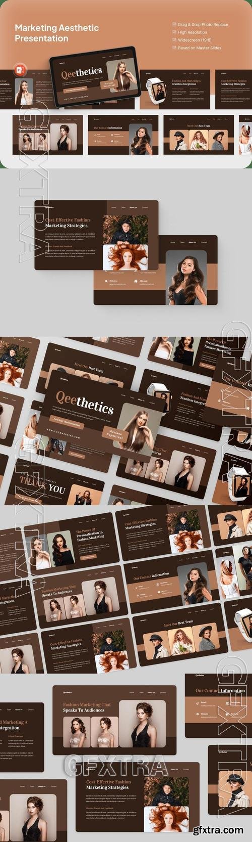 Marketing Aesthetic Presentation Powerpoint 3XTT26T