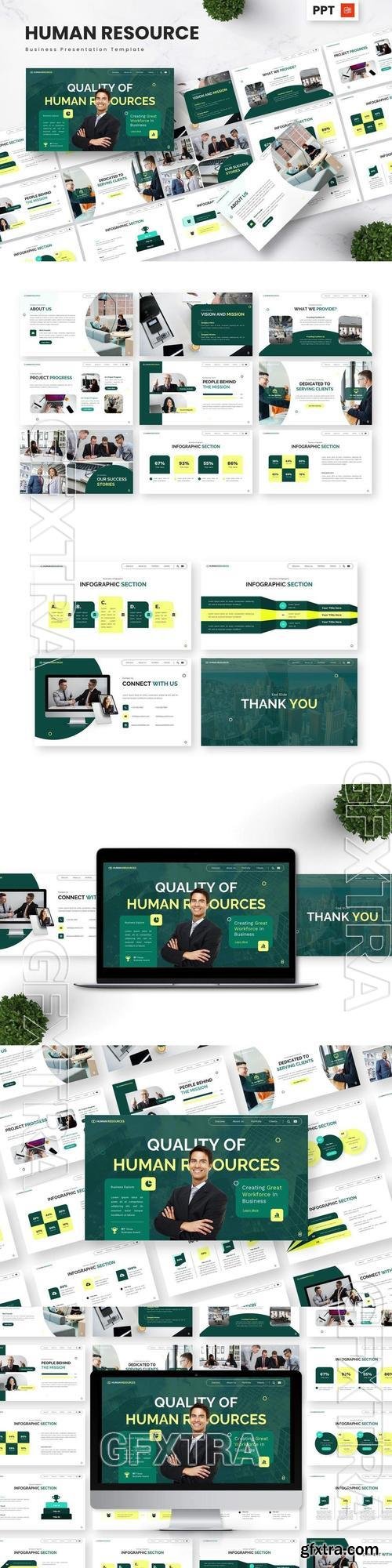 Human Resource - Business Powerpoint Templates DN24PNU