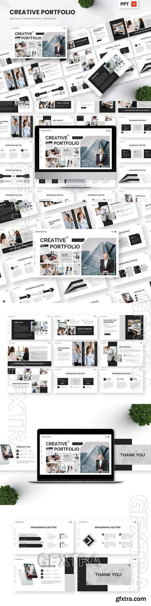 Creative Portfolio - Business Powerpoint Templates BR5ZGXY