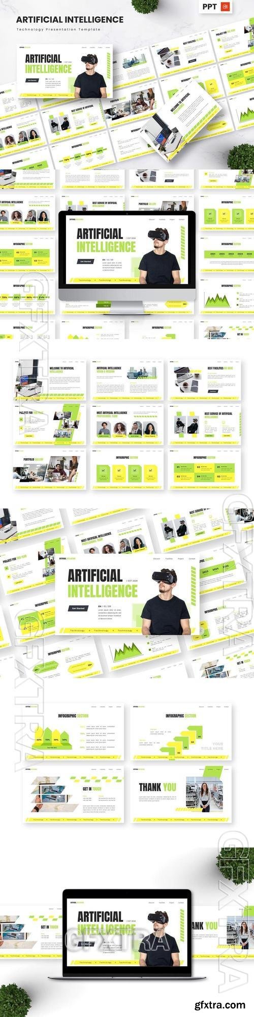 Artificial Intelligence - Technology Powerpoint Template ZMXA4XC Artificial Intelligence - Technology Powerpoint Template ZMXA4XC