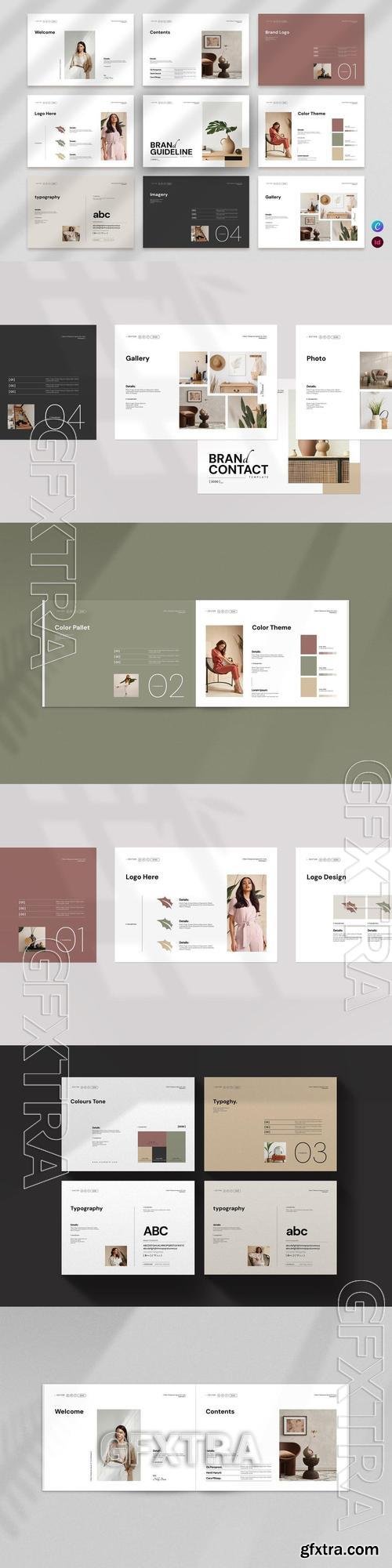 Brand Guideline Brochure Template 33Q7UVQ Brand Guideline Brochure Template 33Q7UVQ