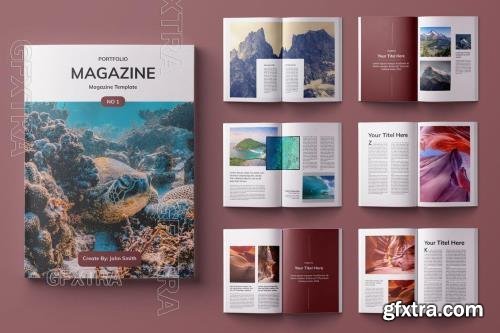 Portfolio Magazine Template RPX4NMN Portfolio Magazine Template RPX4NMN