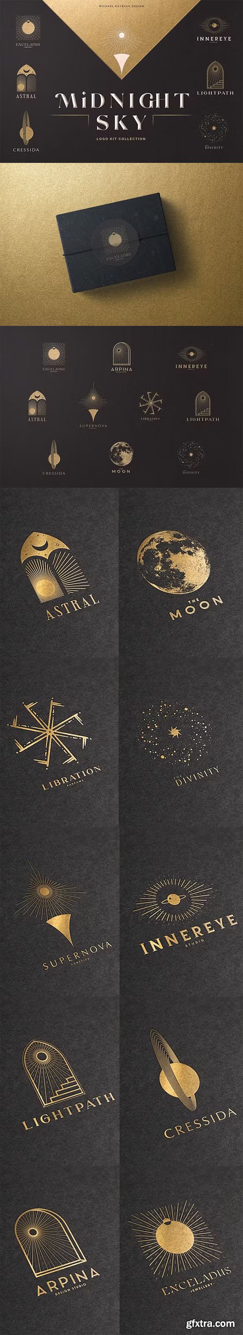 Midnight Sky - Logo Kit Collection Midnight Sky - Logo Kit Collection