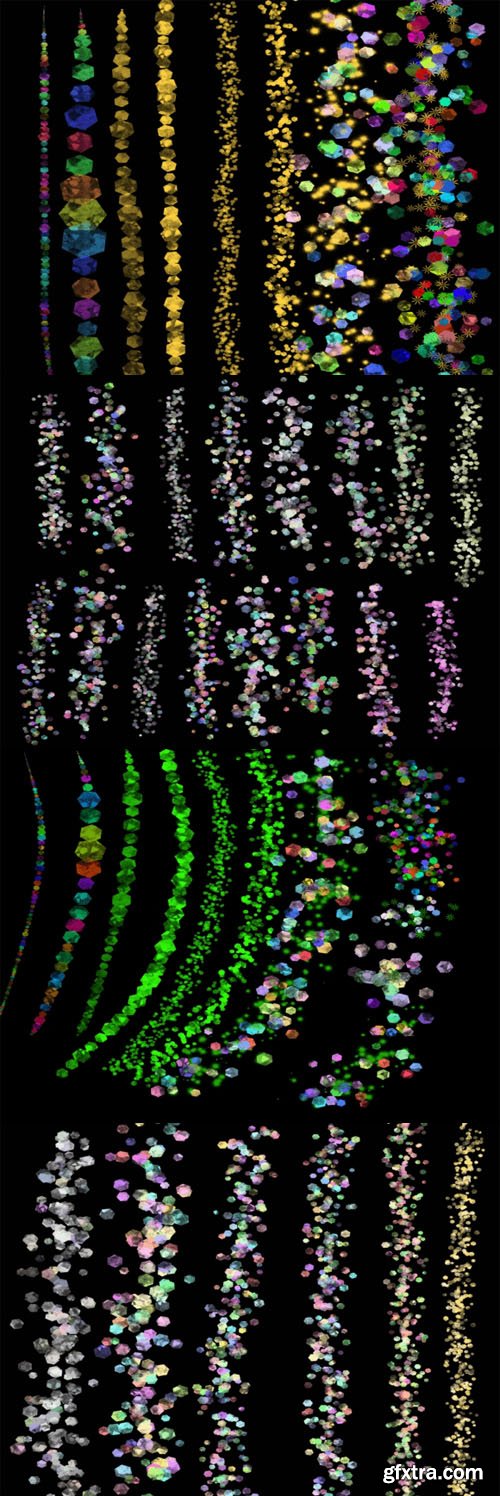 8 Multicolor Confetti Brushes for Procreate 8 Multicolor Confetti Brushes for Procreate