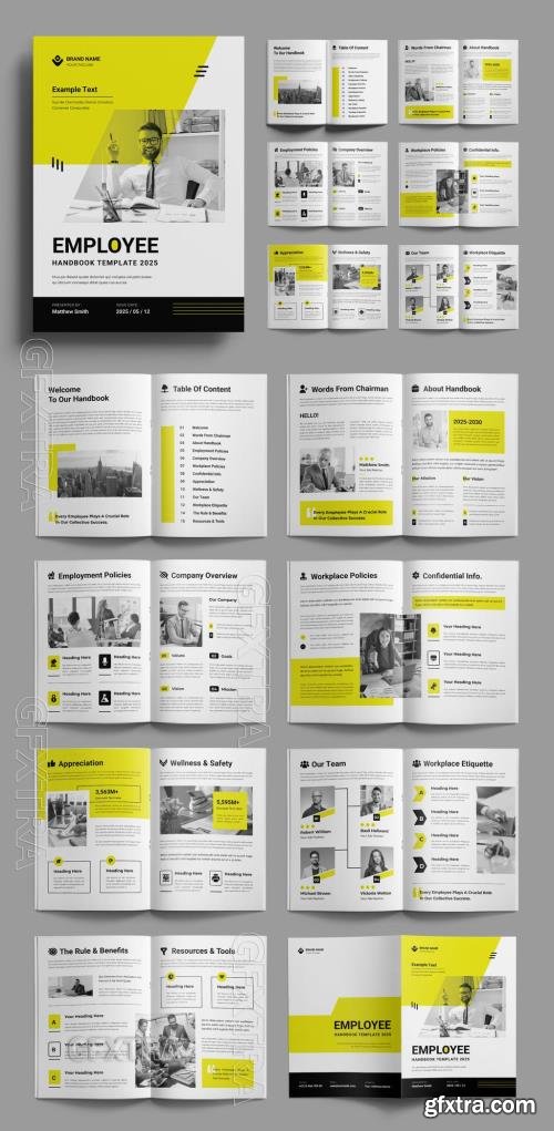 HR Employee Handbook Brochure Design 749236460 HR Employee Handbook Brochure Design 749236460