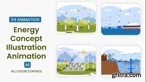 Videohive Energy Concept Illustration Scene 55898507