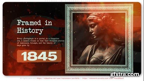 Videohive Framed in History Slideshow 55906554