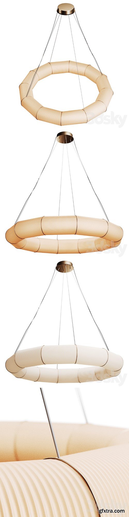 Tekio Circular P8 Pendant Lamp by Anthony Dickens