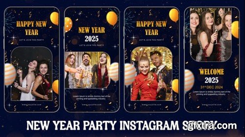 Videohive New Year Party Instagram Story 55916256