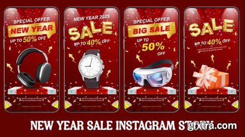 Videohive New Year Sale Instagram Story 55916804