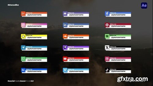 Videohive Social Media Lower Thirds 3.0 55919671
