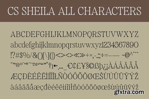 Sheila – Classic Font OTF TTF GKK5FXN