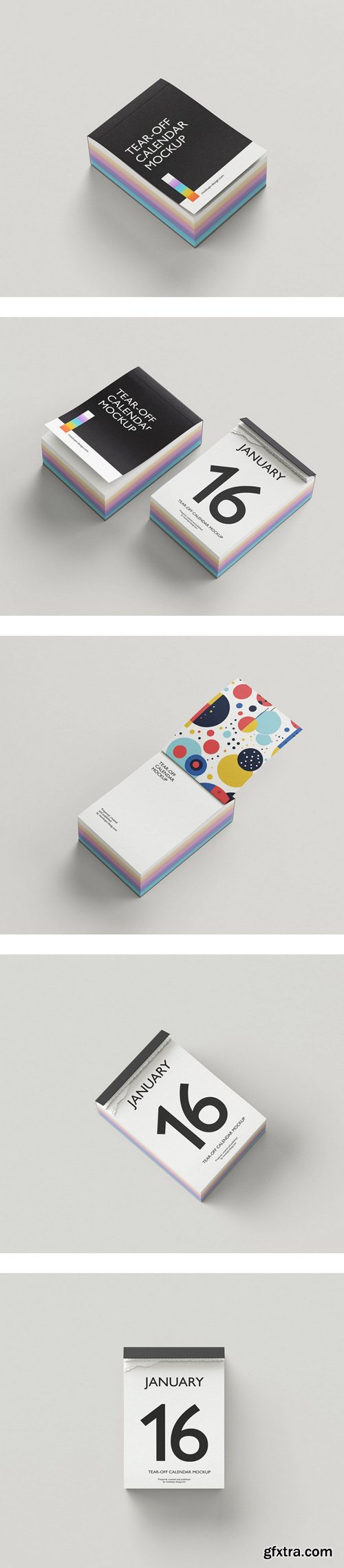 Tear-off Wall Calendar PSD Mockup Templates Tear-off Wall Calendar PSD Mockup Templates