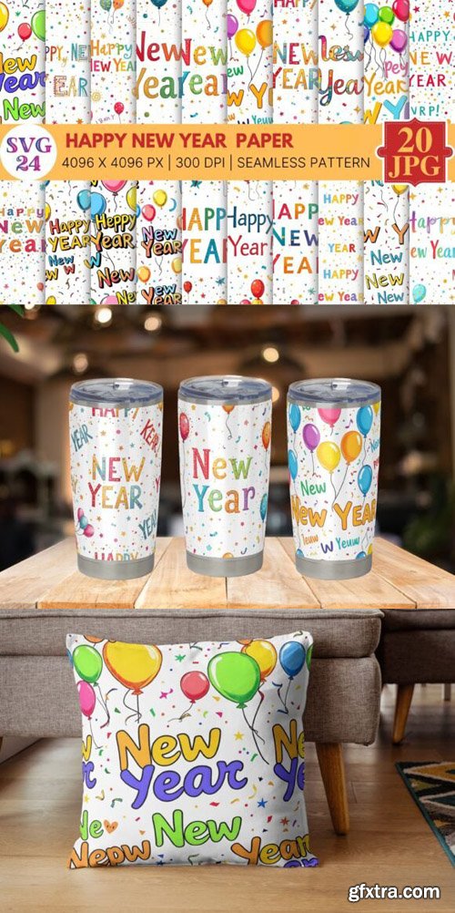 20 Happy New Year Textures Pack 20 Happy New Year Textures Pack