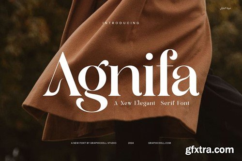 Agnifa - Elegant Serif Font S74TDCU