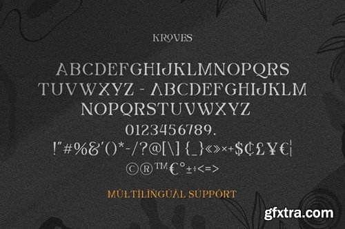 Kroves - Elegant Serif Font FN4FEKM