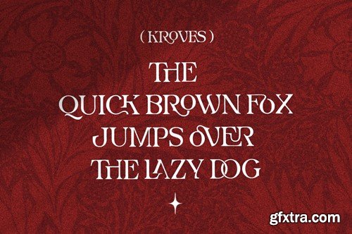 Kroves - Elegant Serif Font FN4FEKM