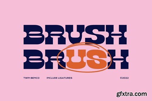 Twin Denko - Slab Serif Font RJAZH5H