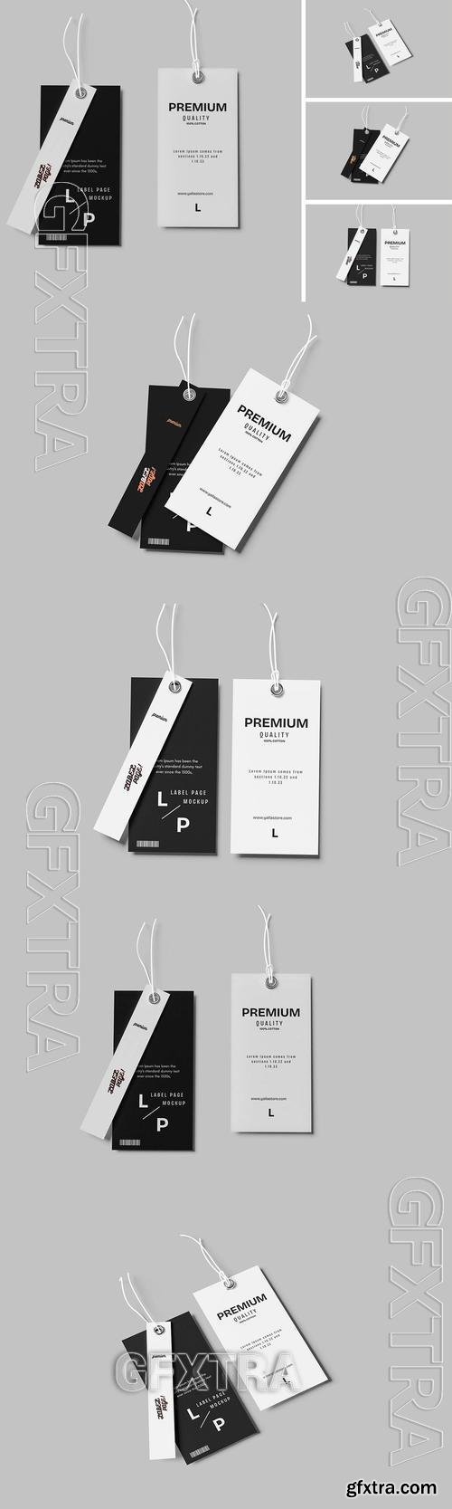 Label Tag Mockup L85FWJ6