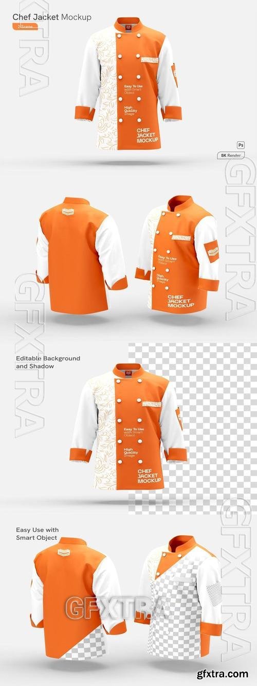 Chefs Jacket Mockup 7YNF5RL