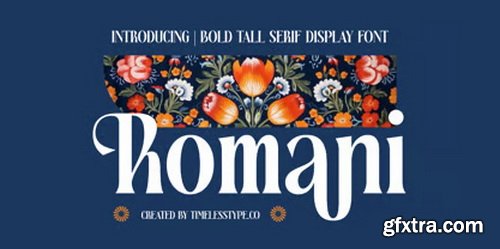 Romani Font Family Romani Font Family