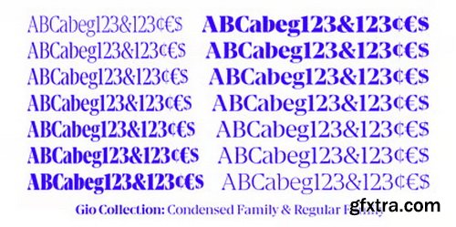 Gio Font Family Gio Font Family