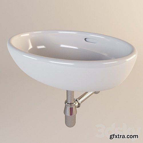 Sink Laufen Pro and Sifon Hansgrohe 52053000 Sink Laufen Pro and Sifon Hansgrohe 52053000
