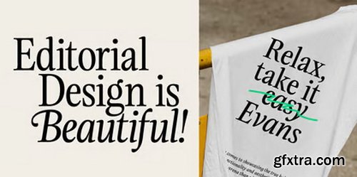 Myfonts - Evans Font Family Myfonts - Evans Font Family