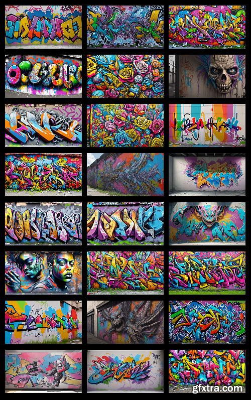 300 Ultra HD 8K Graffiti Backgrounds