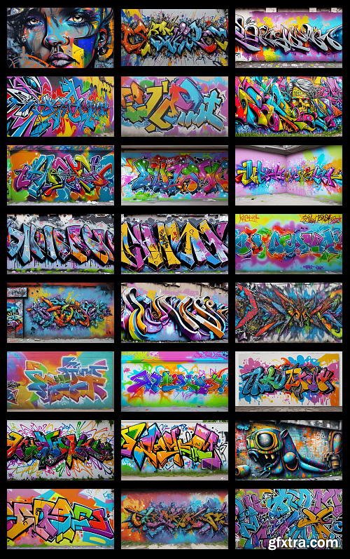300 Ultra HD 8K Graffiti Backgrounds