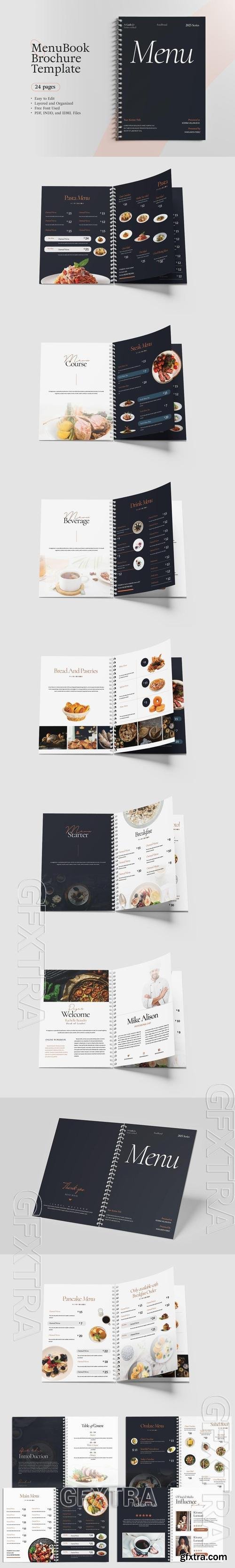 Modern Menu Book Template NVTPRXQ