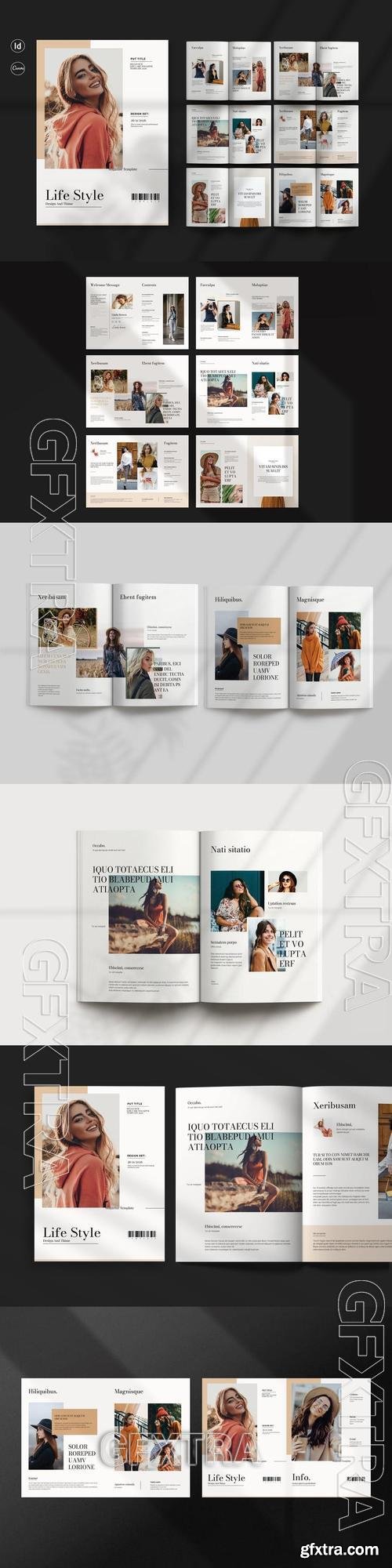 Life Style Magazine Template YPDWSQH