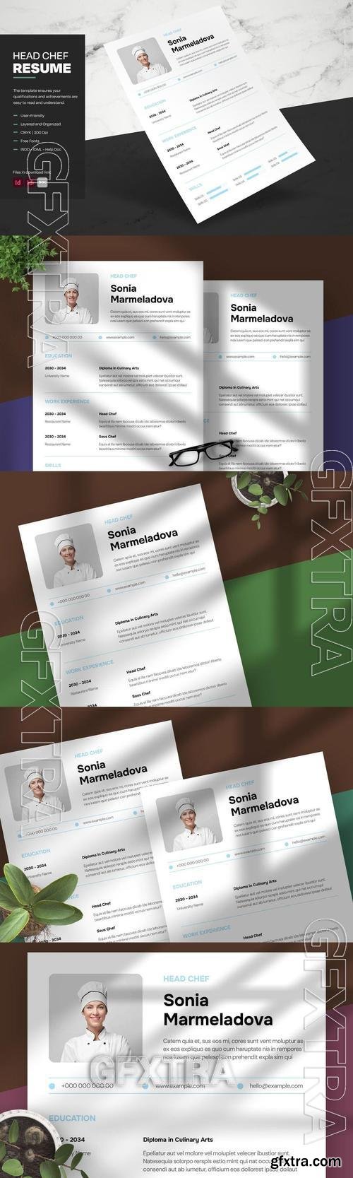 Clean Head Chef Resume LB96PJU