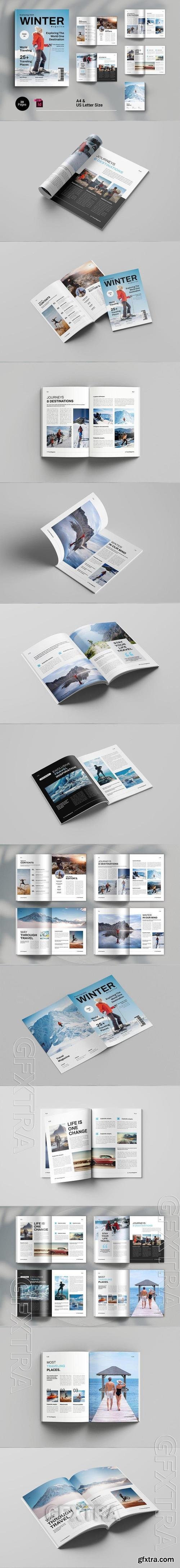 Winter Magazine Template CYZZ4SZ