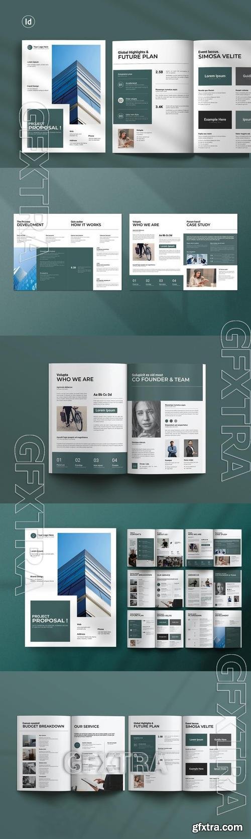 Project Proposal Brochure template 79675XB