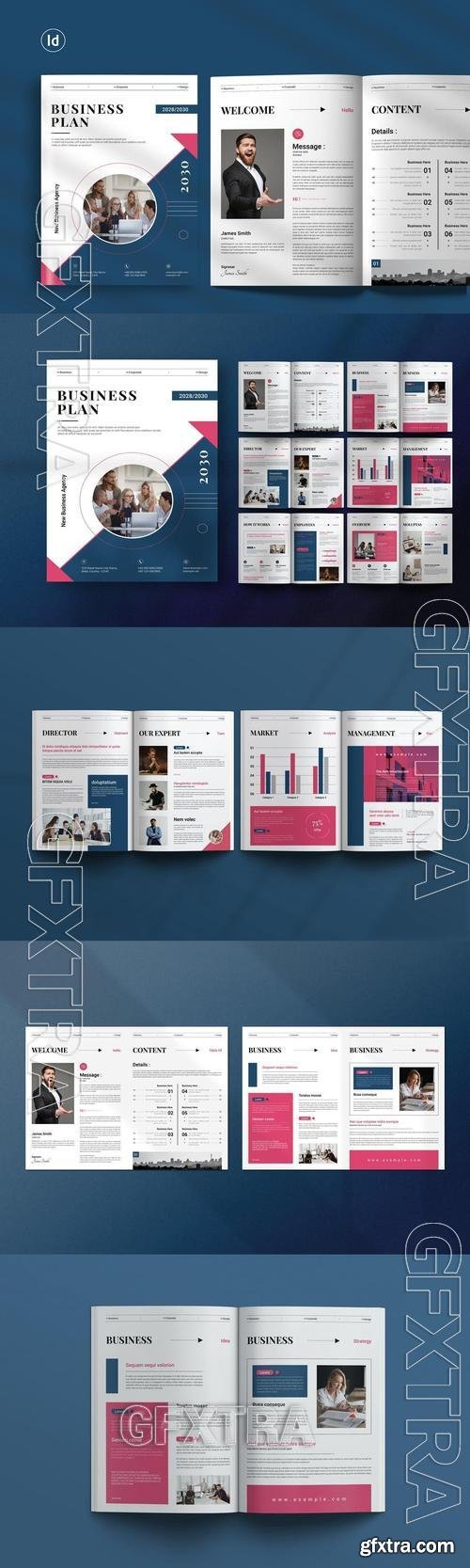 Business Plan Brochure template 6YV7WS3