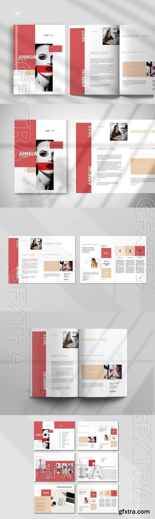 Annual Report Brochure Template C49Y89B