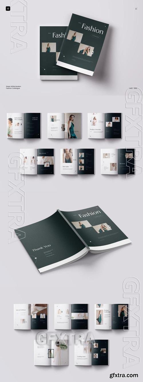 Green White Modern Fashion Catalogue | 001 7EYM4M7