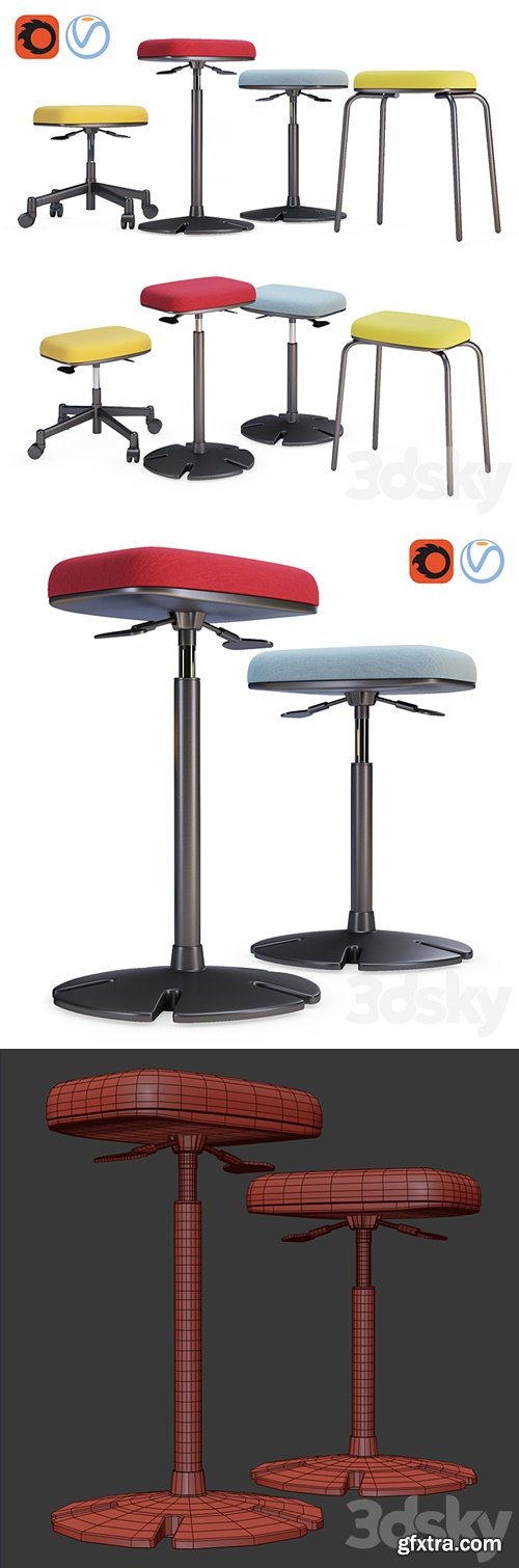 Steelcase - B - Free Sit Stand Collection
