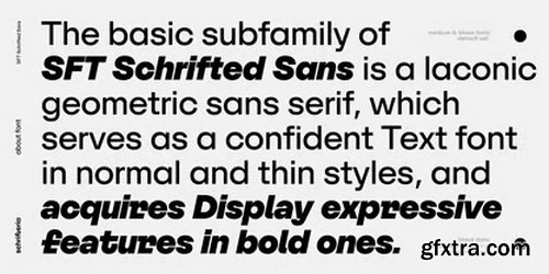 Myfonts - SFT Schrifted Sans Font Family Myfonts - SFT Schrifted Sans Font Family
