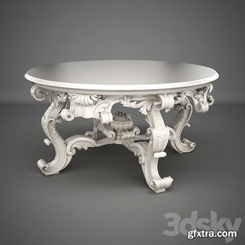 3DSky - Large round palazzo capponi centre table 3DSky - Large round palazzo capponi centre table