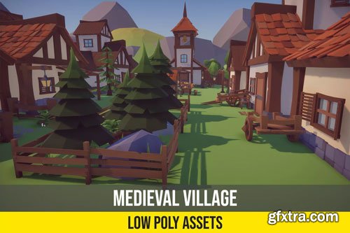 Asset Store – Low Poly Fantasy Medieval Village - v1.42 Asset Store – Low Poly Fantasy Medieval Village - v1.42