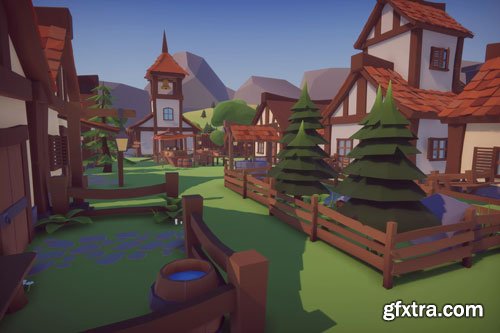 Asset Store – Low Poly Fantasy Medieval Village - v1.42 Asset Store – Low Poly Fantasy Medieval Village - v1.42