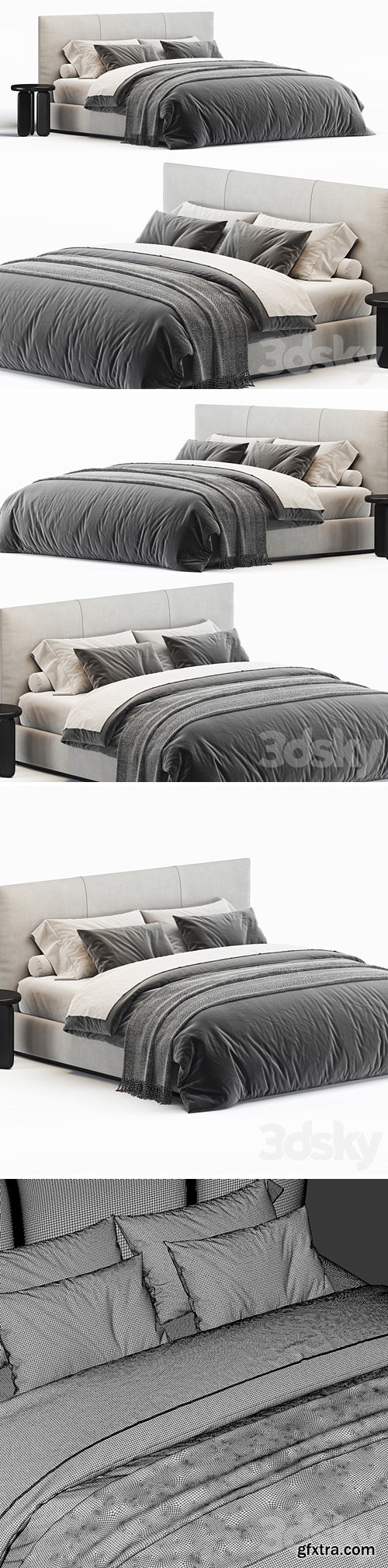 Laurent Upholstered Bed