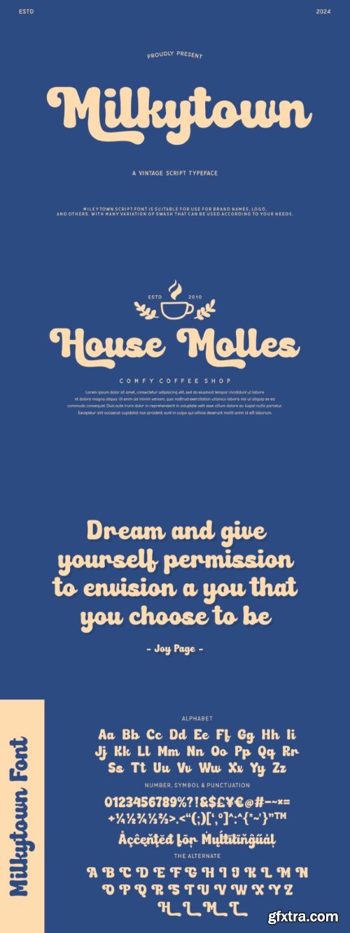 Milkytown Font