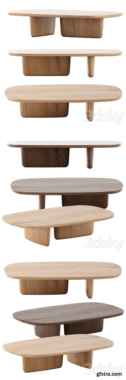 Tobi-Ishi Small Tables by Bebitalia