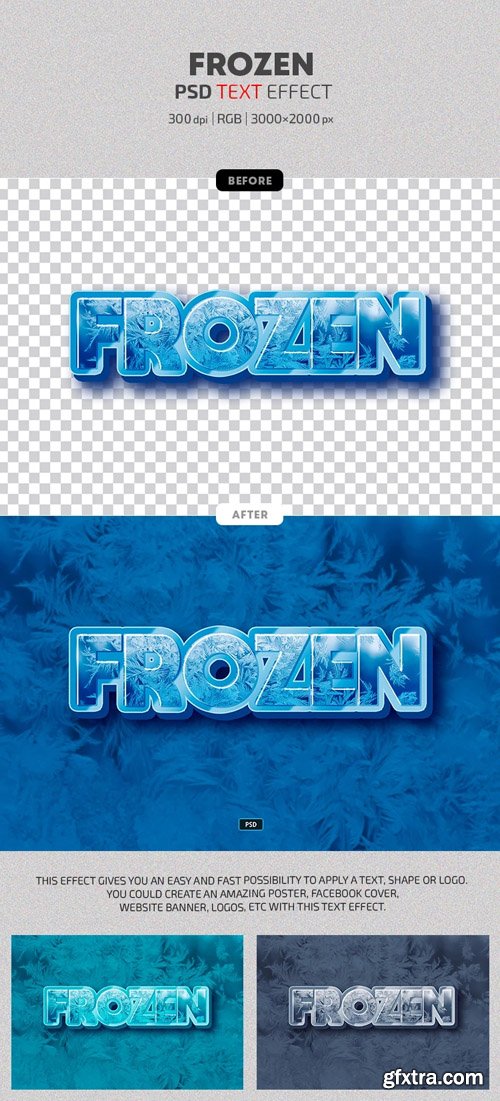 Frozen 2 - PSD Text Effects