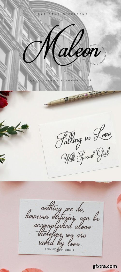 Maleon - Elegant Calligraphy Font