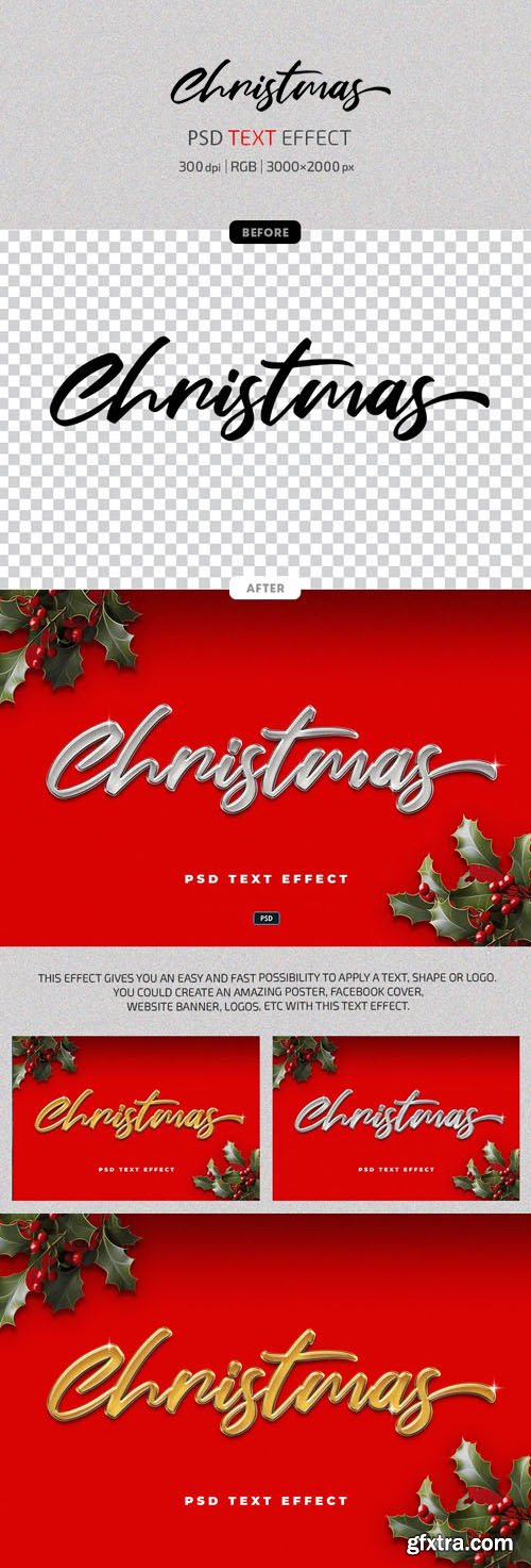Christmas 2 - PSD Text Effects